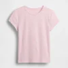 Dziecięcy T-shirt z dzianiny prążkowanej