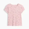 Dziecięcy T-shirt z dzianiny prążkowanej