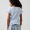 Dziecięcy T-shirt z dzianiny prążkowanej