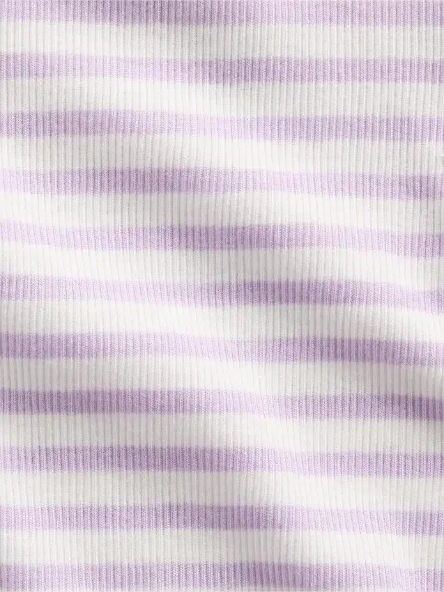 Dziecięcy T-shirt z dzianiny prążkowanej