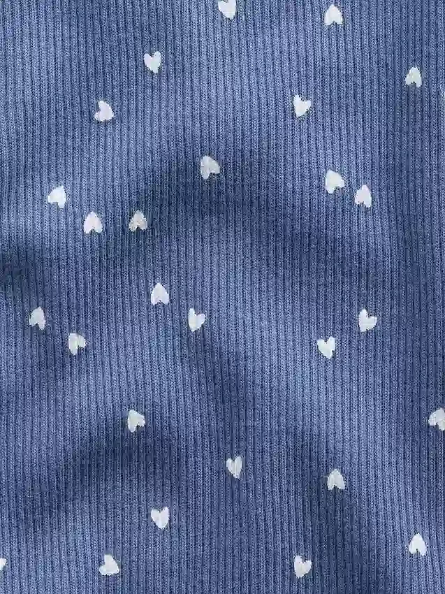 Dziecięcy T-shirt z dzianiny prążkowanej