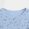 Dziecięcy T-shirt z dzianiny prążkowanej