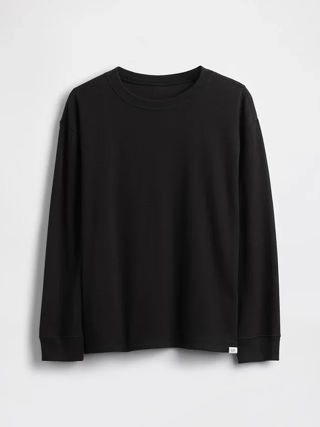 Dziecięcy T-shirt z dzianiny waflowej
