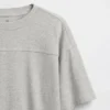 Dziecięcy T-shirt z grubego dżerseju z szwami