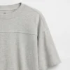 Dziecięcy T-shirt z grubego dżerseju z szwami