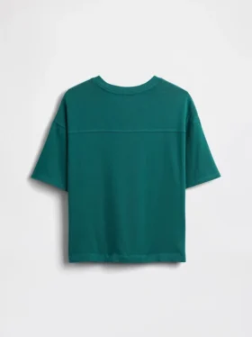 Dziecięcy T-shirt z grubego dżerseju z szwami
