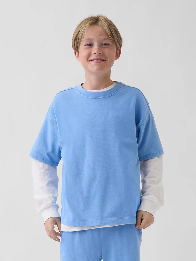 Dziecięcy T-shirt z grubej bawełny