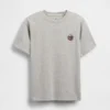 Dziecięcy T-shirt z grubej bawełny o luźnym kroju z Gap Logo
