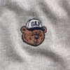Dziecięcy T-shirt z grubej bawełny o luźnym kroju z Gap Logo