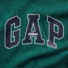 Dziecięcy T-shirt z grubej bawełny o luźnym kroju z Gap Logo
