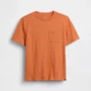 Dziecięcy T-shirt z kieszenią z bawełny organicznej