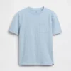 Dziecięcy T-shirt z kieszenią z bawełny organicznej
