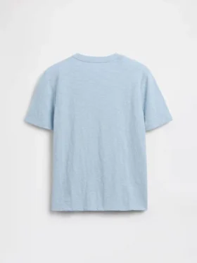Dziecięcy T-shirt z kieszenią z bawełny organicznej