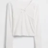 Dziecięcy T-shirt z kokardką z przodu