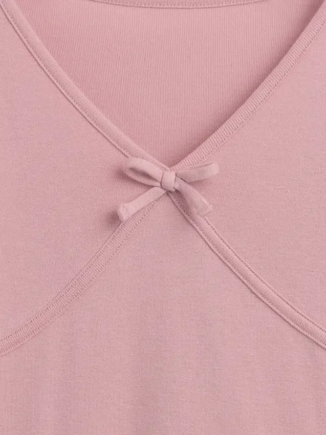 Dziecięcy T-shirt z kokardką z przodu