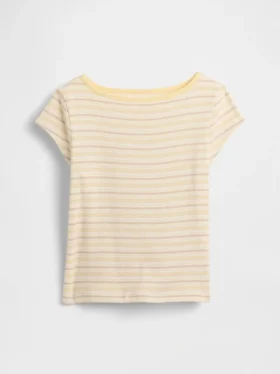 Dziecięcy T-shirt z krótkim rękawem o dopasowanym kroju
