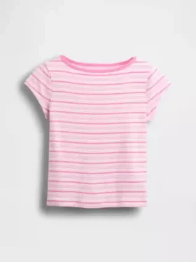 Dziecięcy T-shirt z krótkim rękawem o dopasowanym kroju