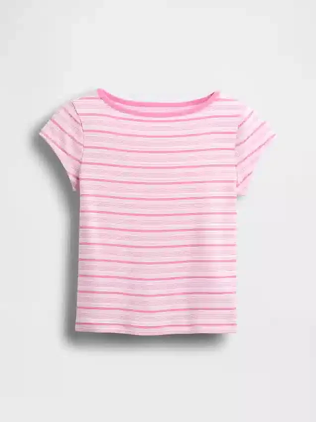 Dziecięcy T-shirt z krótkim rękawem o dopasowanym kroju