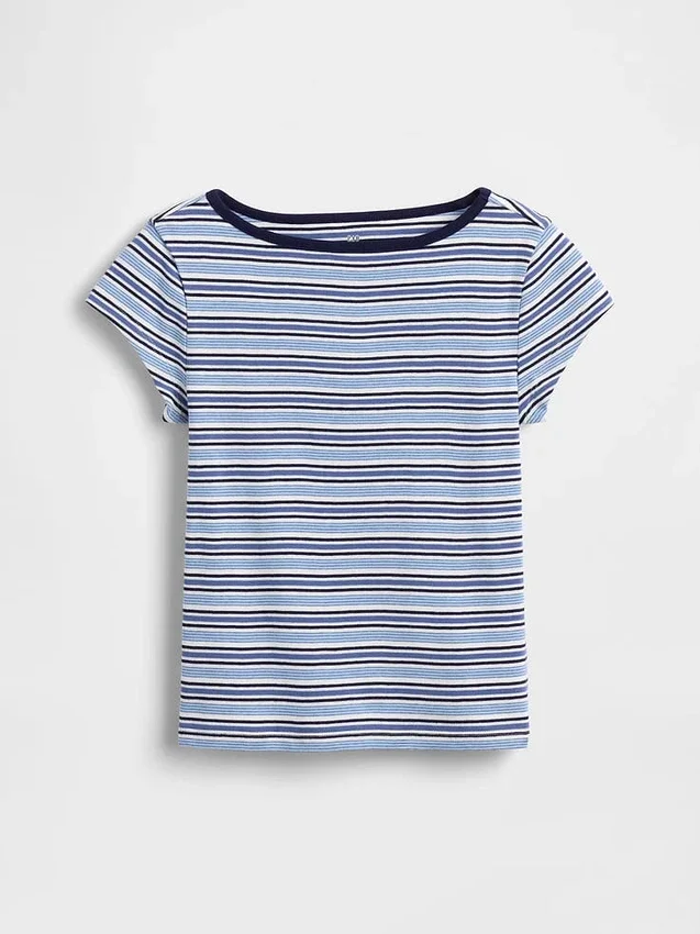 Dziecięcy T-shirt z krótkim rękawem o dopasowanym kroju