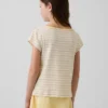 Dziecięcy T-shirt z krótkim rękawem o dopasowanym kroju