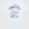 Dziecięcy T-shirt z krótkim rękawem „Peanuts Snoopy Phys Ed”