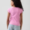 Dziecięcy T-shirt z kwadratowym dekoltem