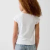 Dziecięcy T-shirt z kwadratowym dekoltem