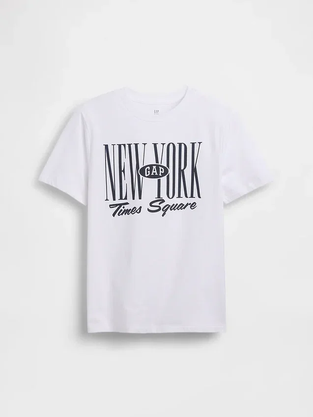 Dziecięcy T-shirt z logo Gap Nyc