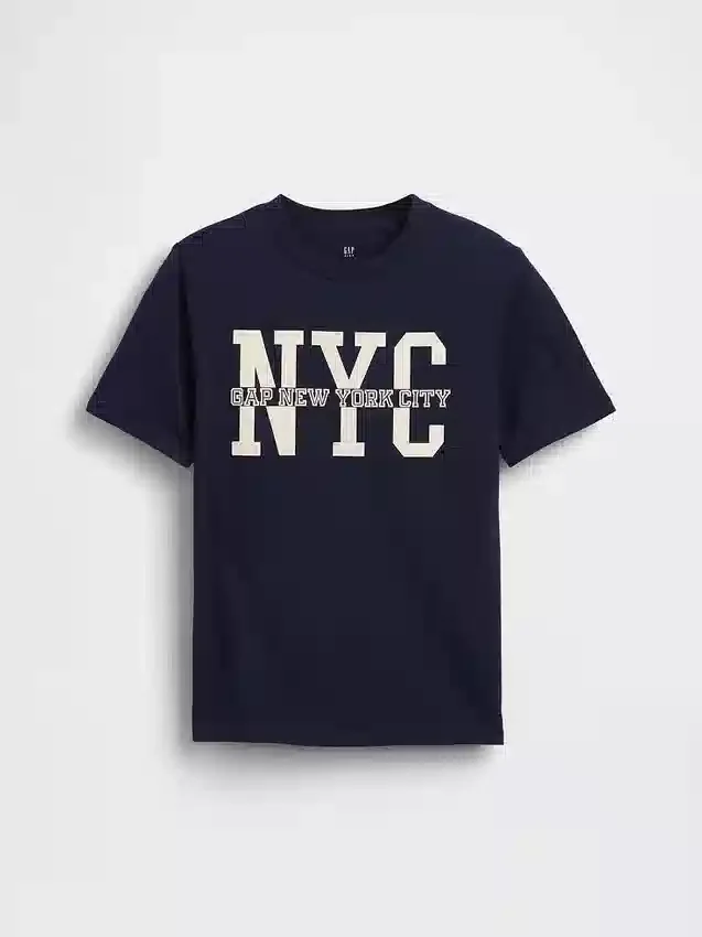 Dziecięcy T-shirt z logo Gap Nyc