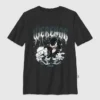 Dziecięcy T-shirt z metalicznym nadrukiem „Sonic the Hedgehog”