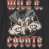 Dziecięcy T-shirt z metalicznym nadrukiem Wile E. z serii Looney Tunes