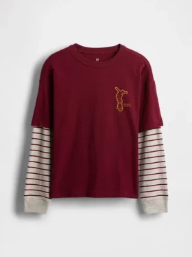 Dziecięcy T-shirt z nadrukiem 2 w 1