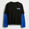 Dziecięcy T-shirt z nadrukiem 2 w 1