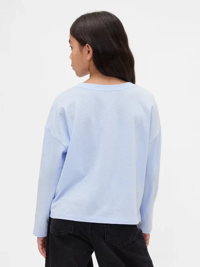 Dziecięcy T-shirt z nadrukiem Barbie w stylu oversize