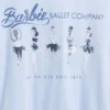 Dziecięcy T-shirt z nadrukiem Barbie w stylu oversize