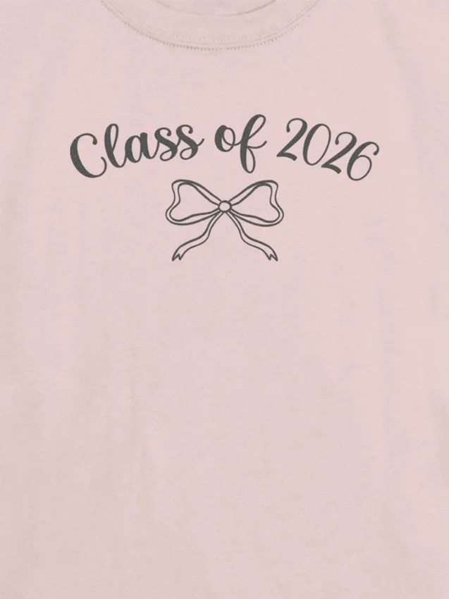 Dziecięcy T-shirt z nadrukiem „Class of 2026”