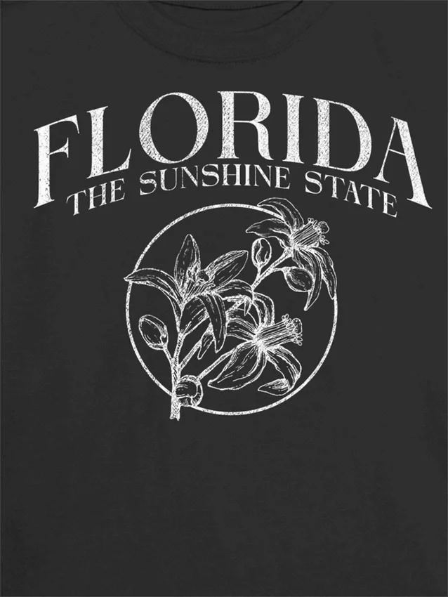Dziecięcy T-shirt z nadrukiem „Florida Sunshine State”