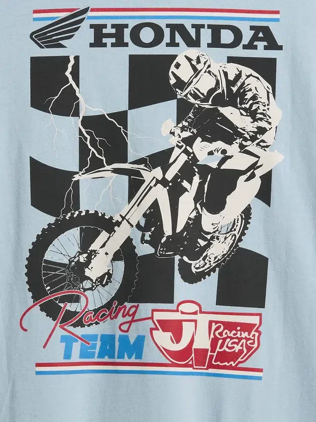Dziecięcy T-shirt z nadrukiem „Formuła 1” w stylu oversize