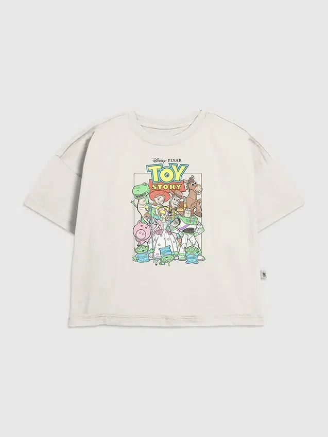 Dziecięcy T-shirt z nadrukiem grupy z filmu „Toy Story” w stylu vintage