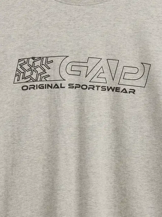 Dziecięcy T-shirt z nadrukiem i logo 2 w 1