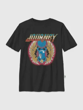 Dziecięcy T-shirt z nadrukiem „Journey Scarab Freedom Disco Glow”