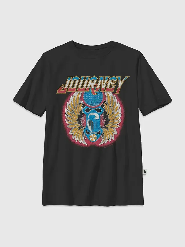 Dziecięcy T-shirt z nadrukiem „Journey Scarab Freedom Disco Glow”