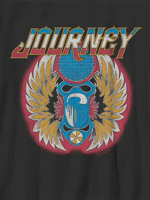 Dziecięcy T-shirt z nadrukiem „Journey Scarab Freedom Disco Glow”
