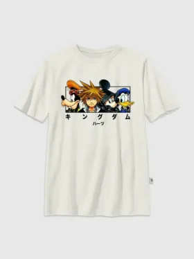 Dziecięcy T-shirt z nadrukiem „Kingdom Hearts: Box Up”
