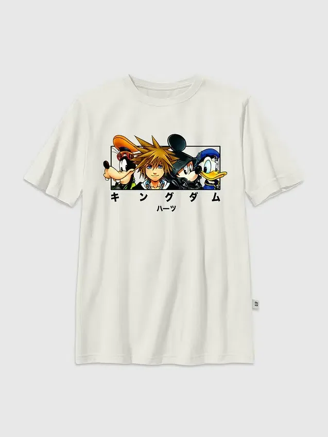 Dziecięcy T-shirt z nadrukiem „Kingdom Hearts: Box Up”