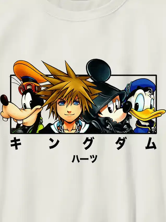 Dziecięcy T-shirt z nadrukiem „Kingdom Hearts: Box Up”
