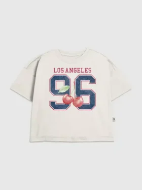Dziecięcy T-shirt z nadrukiem La 96