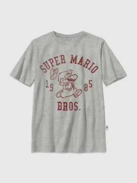 Dziecięcy T-shirt z nadrukiem Mario Bros firmy Nintendo