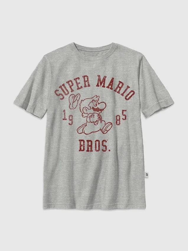 Dziecięcy T-shirt z nadrukiem Mario Bros firmy Nintendo