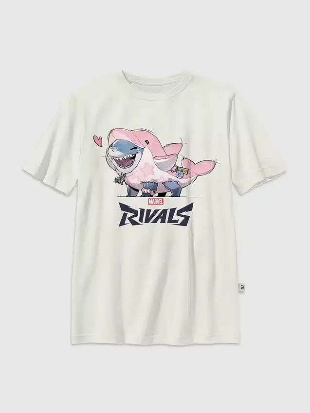 Dziecięcy T-shirt z nadrukiem „Marvel Rivals Lovey Jeff”